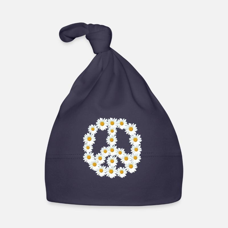 La paix fleuri Bonnet bio Bébé