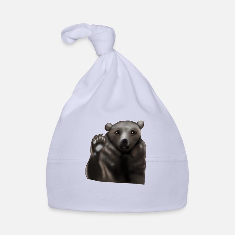 Brown bear Organic Baby Cap