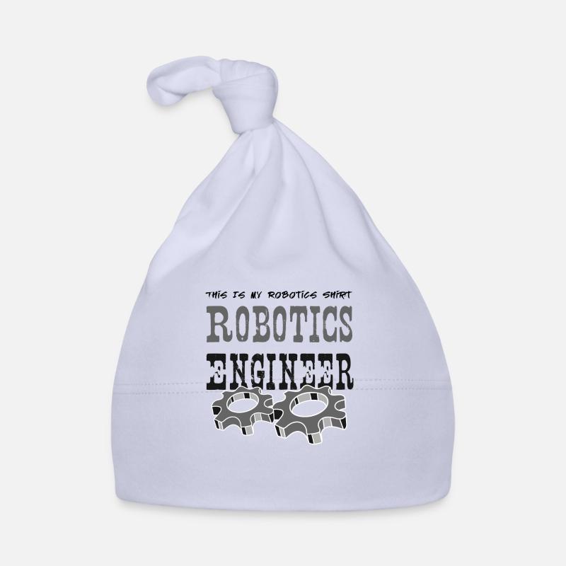 Robot Engineer Robotics Ironic Saying Organic Baby Cap