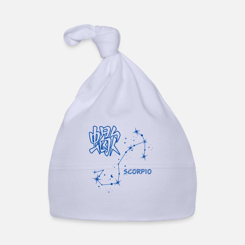 Signe du zodiaque Scorpion Constellation et signe du Scorpion Bonnet bio Bébé