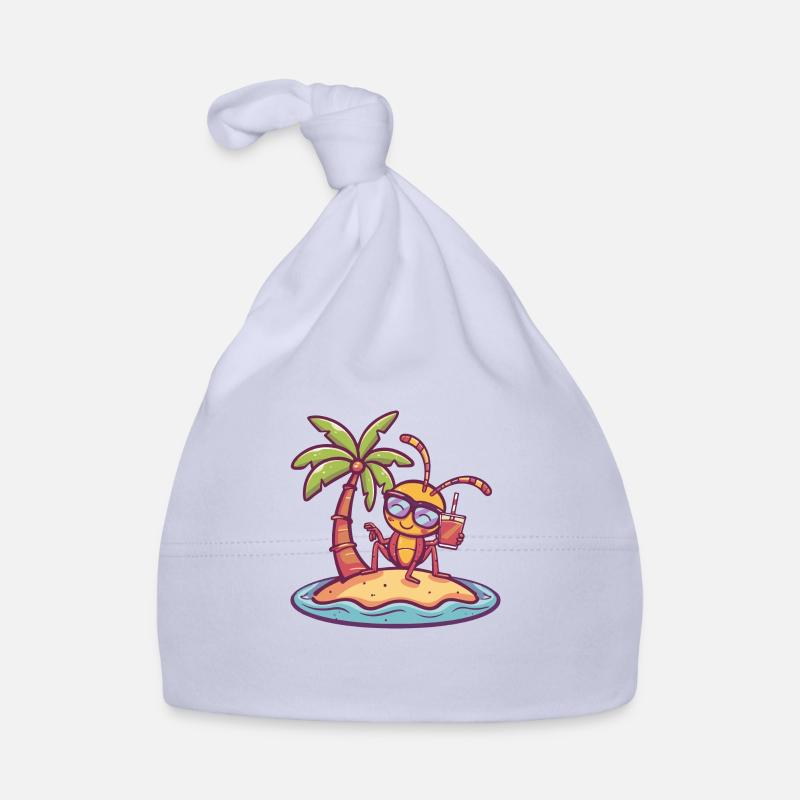 Vacances d’été de fourmi Bonnet bio Bébé