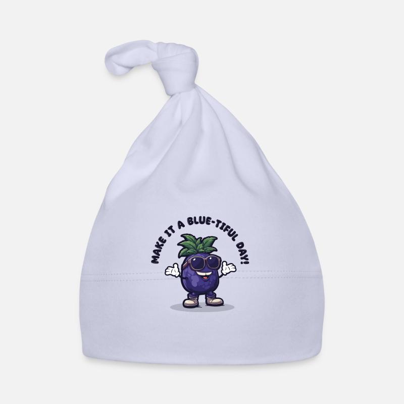 Freche Blaubeere - Make it a Blue-tiful Day Baby Bio-Mütze