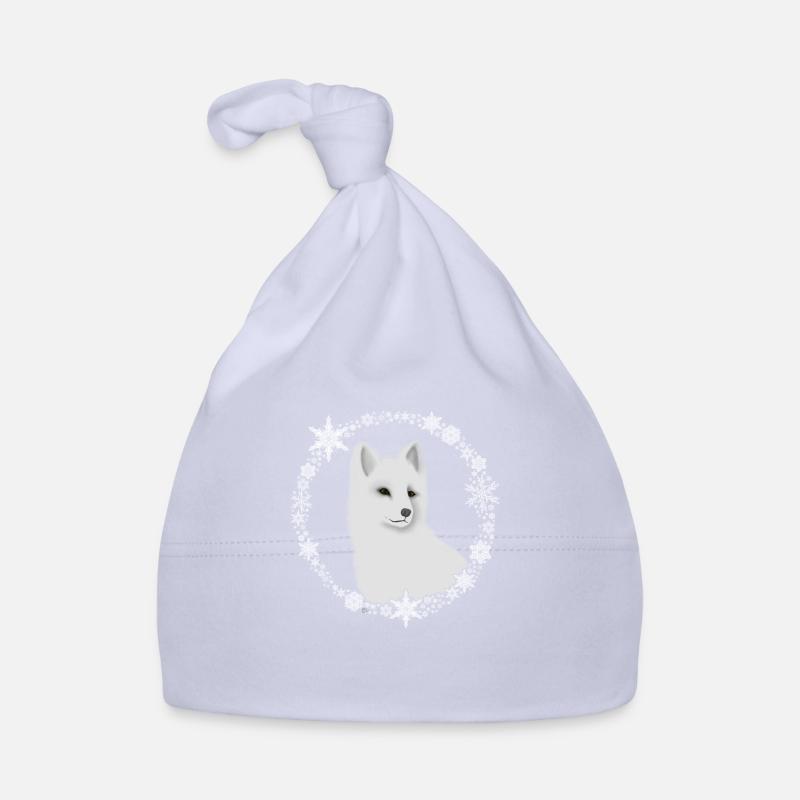 Arctic fox Organic Baby Cap