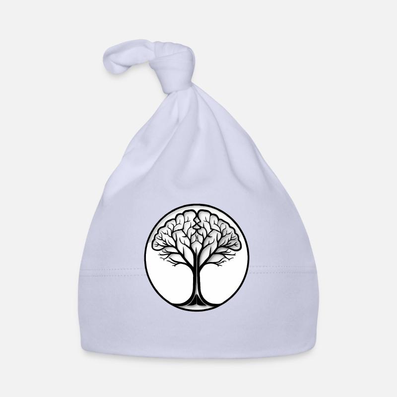 Logo de l’arbre cérébral - Mezmerizing Design Bonnet bio Bébé