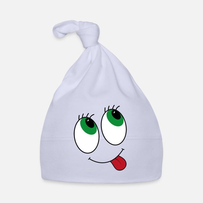 Yeux de style bande dessinée Bonnet bio Bébé