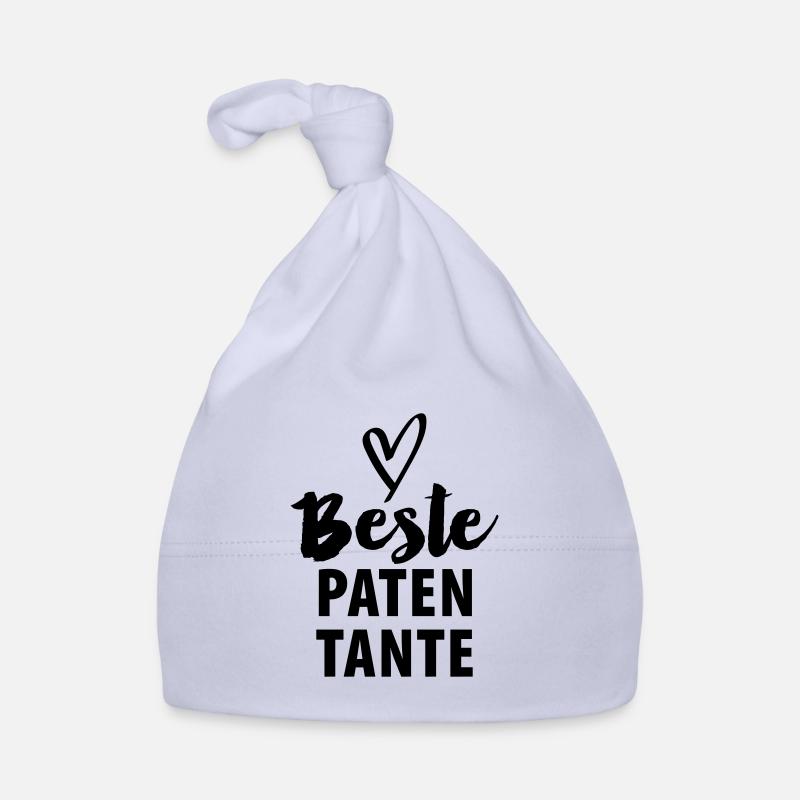 Meilleure marraine - Bonnet bio Bébé - ciel