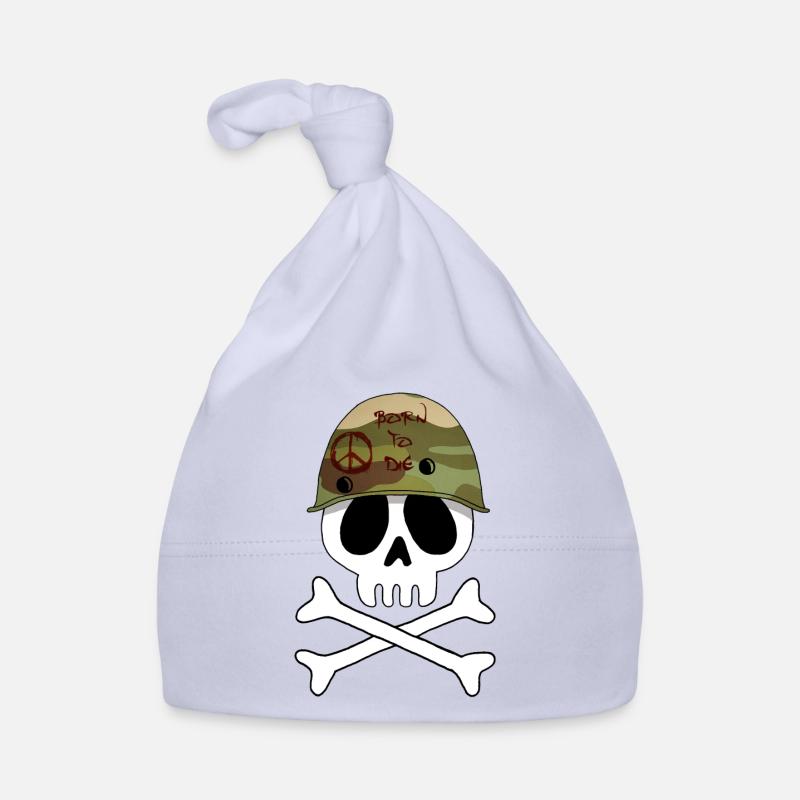 Crâne de militaire Bonnet bio Bébé