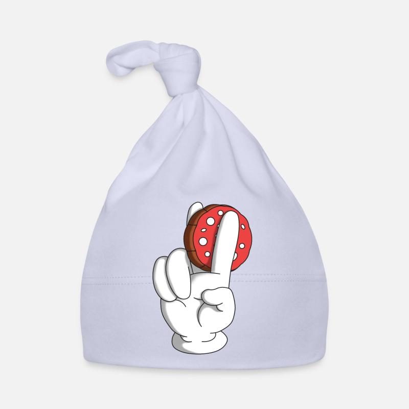 Salami often 2 fingers Organic Baby Cap