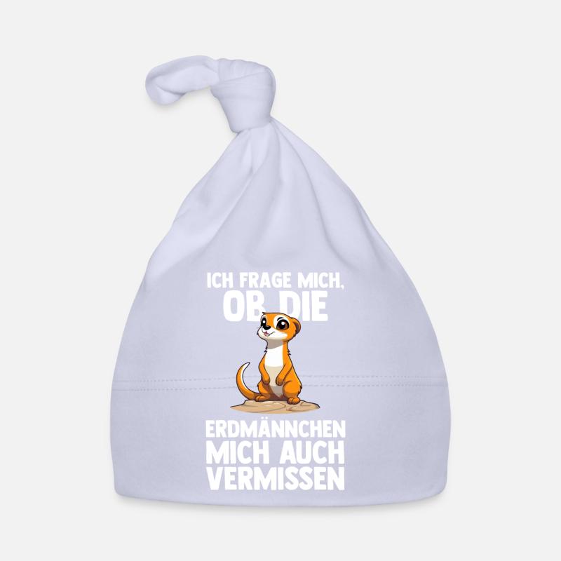 Erdmännchen Tier Surikate Geschenk Baby Bio-Mütze