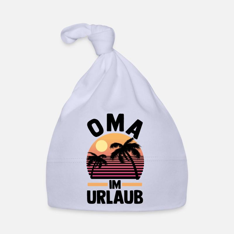 Urlaub Urlauberin Großmutter Oma Baby Bio-Mütze