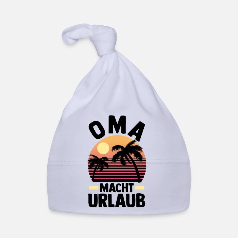 Urlaub Urlauberin Großmutter Oma Baby Bio-Mütze