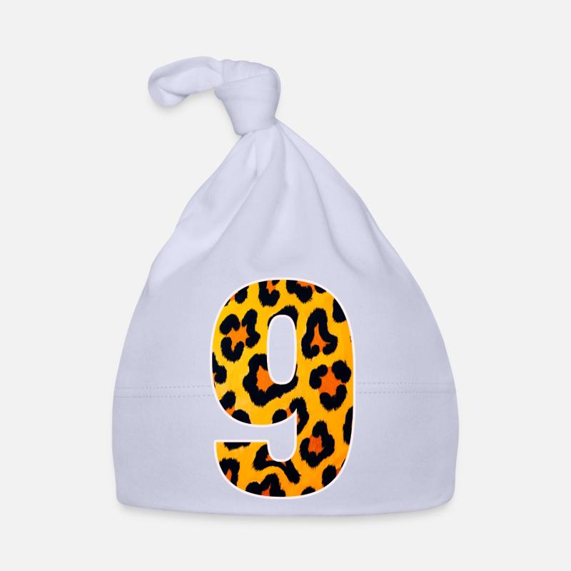 Leopard 9 Sonnenprint Baby Bio-Mütze