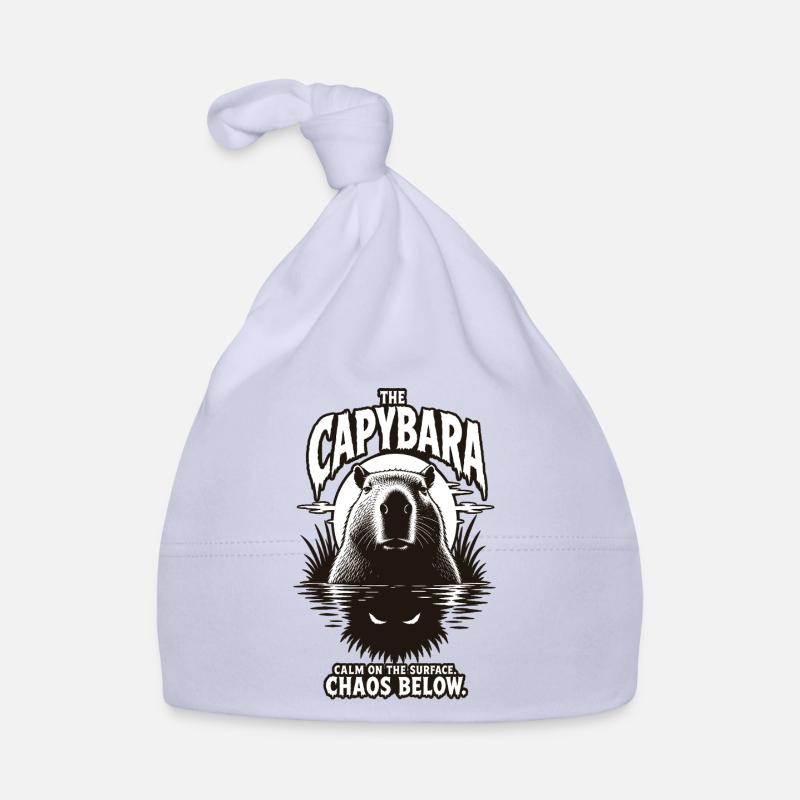 Conception d’horreur chaos de capybara Bonnet bio Bébé