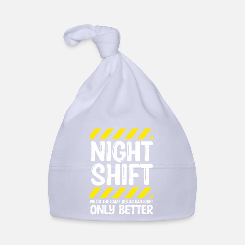 Équipe De nuit - Bonnet bio Bébé - ciel