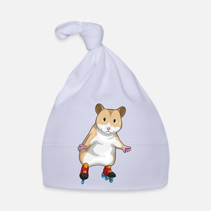 Hamster Patins à roues alignées Bonnet bio Bébé