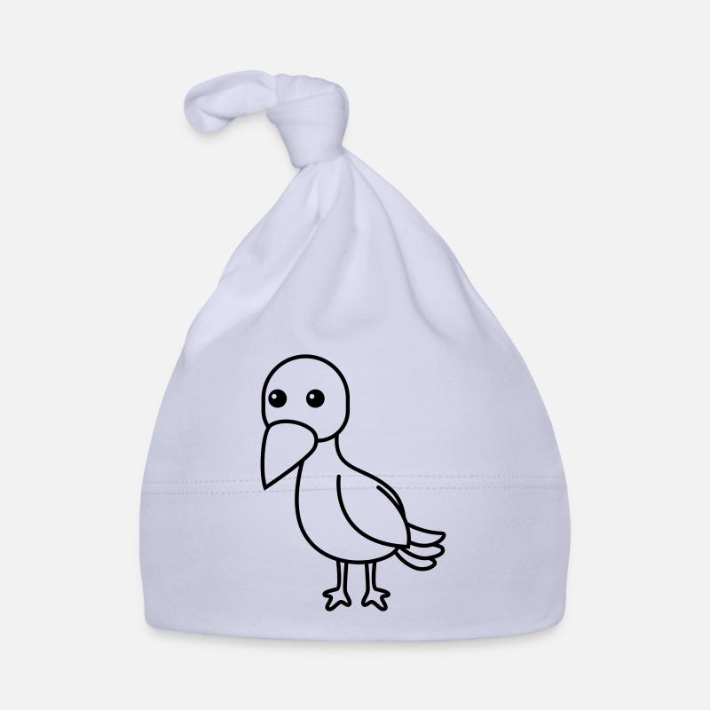 Crow Comic Animal Organic Baby Cap