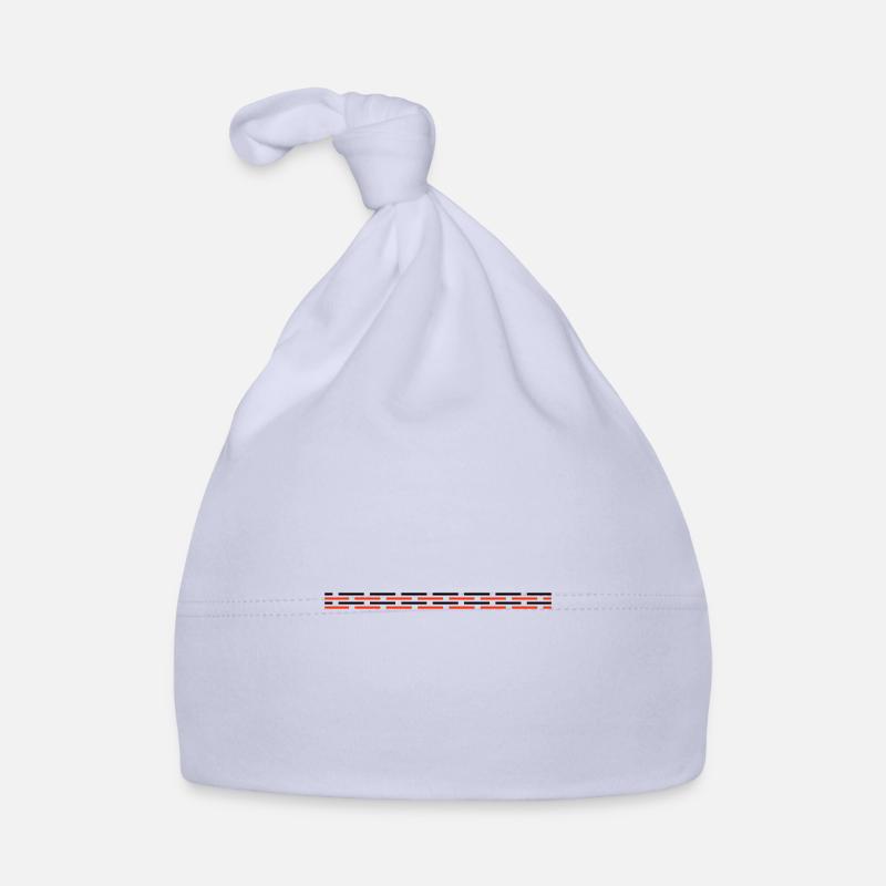 Line dashed Organic Baby Cap