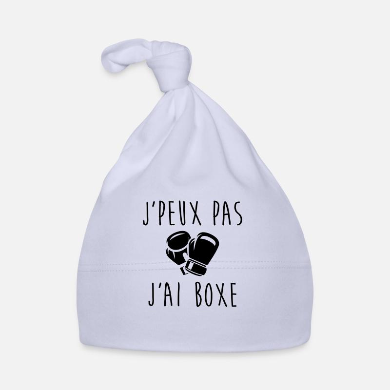 J'peux pas j'ai boxe Bonnet bio Bébé