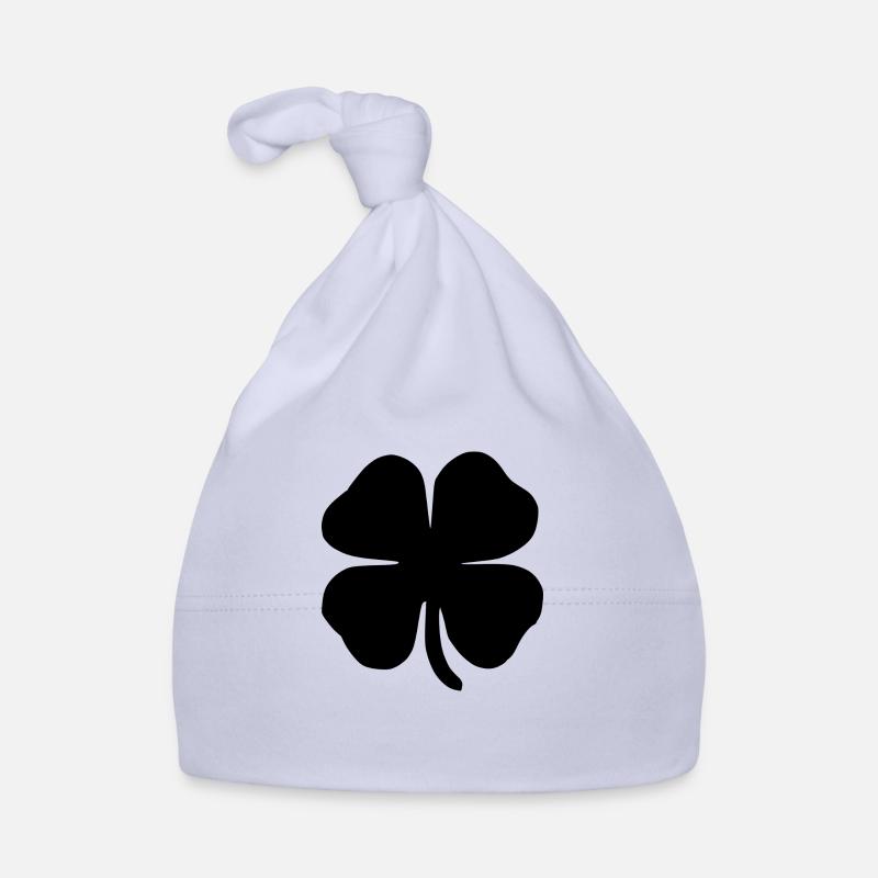 shamrock lucky shamrock luck four leaf clover7 Organic Baby Cap