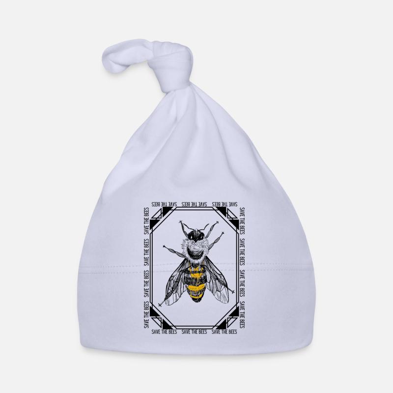 save the bees Organic Baby Cap