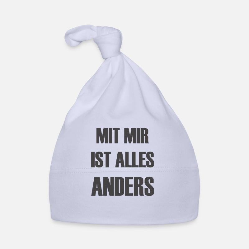 Mit mir ist alles anders, Macho Geschenk Baby Bio-Mütze