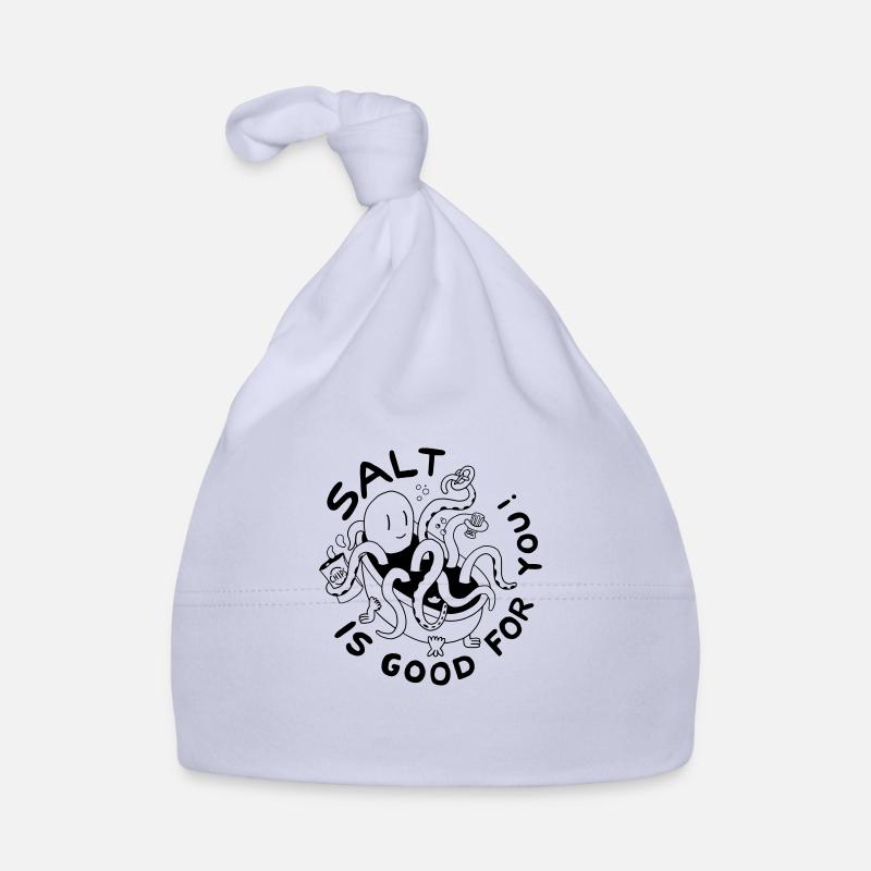 Salt is good for you - Bonnet bio Bébé - ciel