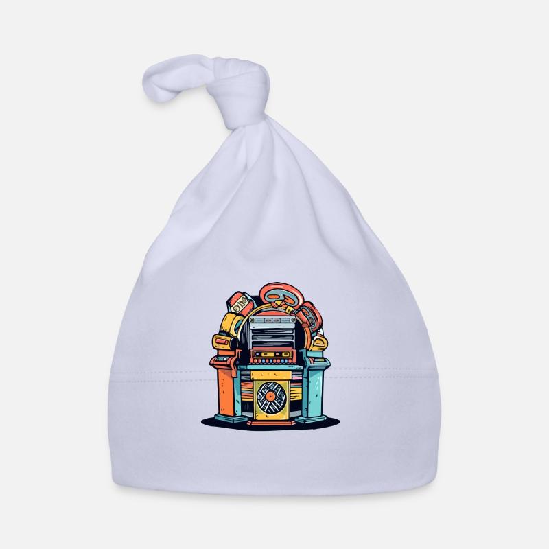 Juke box from the 70s Organic Baby Cap