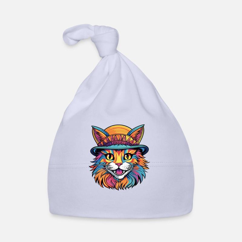 Minou du soleil - Bonnet bio Bébé - ciel
