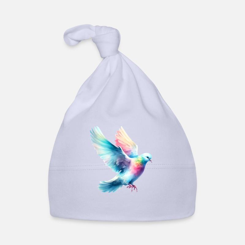 Rainbow Flight: Fliegende Taube Baby Bio-Mütze