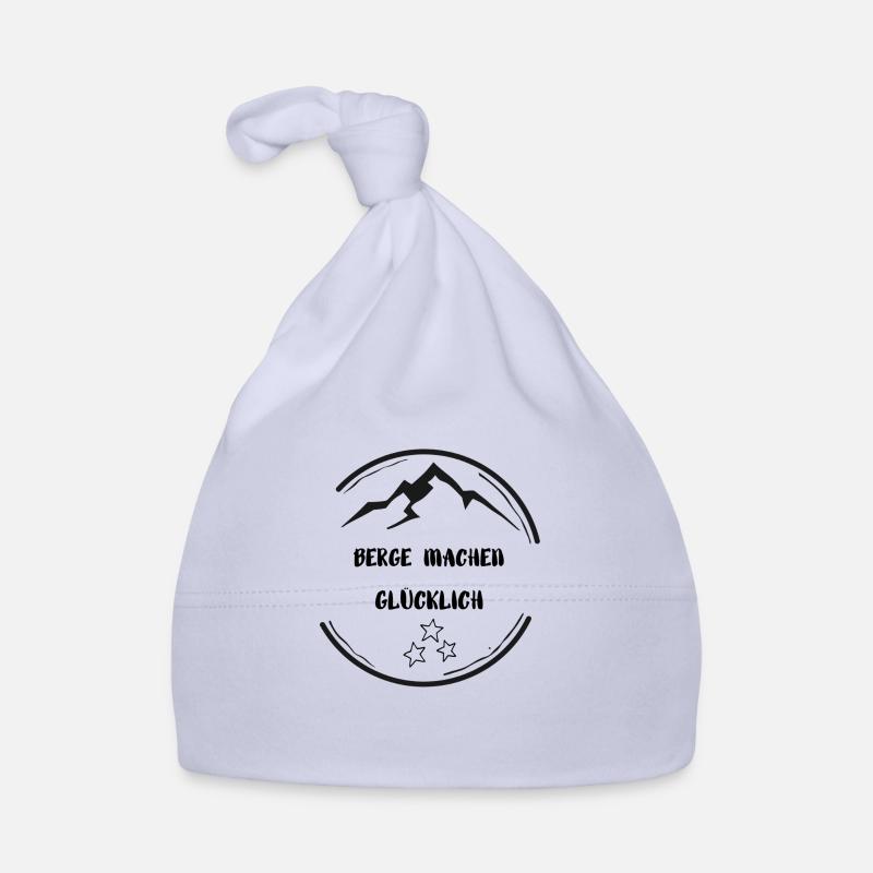 BERGE MACHEN GLÜCKLICH , WANDERN Baby Bio-Mütze