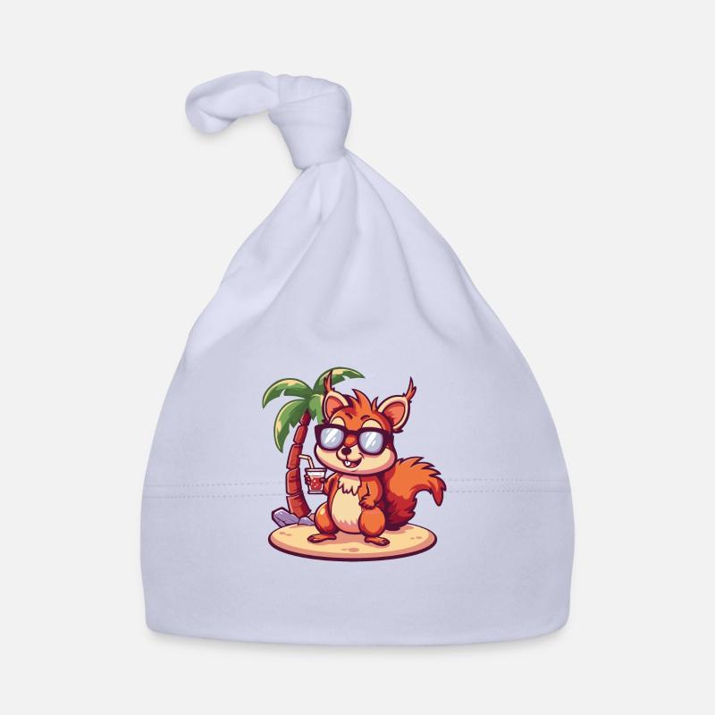 Palmier d’été de l’île Squirrel Bonnet bio Bébé