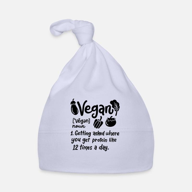 Vegan-getting demandé où vous obtenez des protéines Bonnet bio Bébé