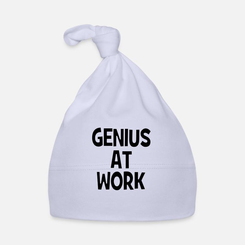 Genius at Work - Genie bei der Arbeit Organic Baby Cap