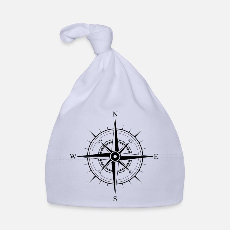 Kompass Geschenk Idee Baby Bio-Mütze