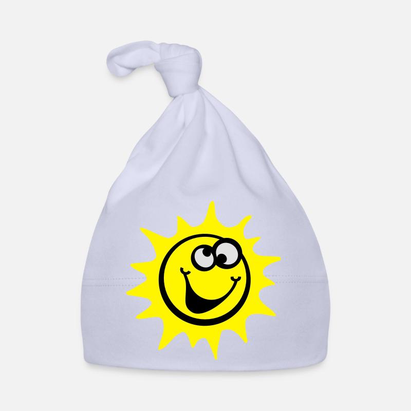 soleil smiley 3c / style comique Bonnet bio Bébé