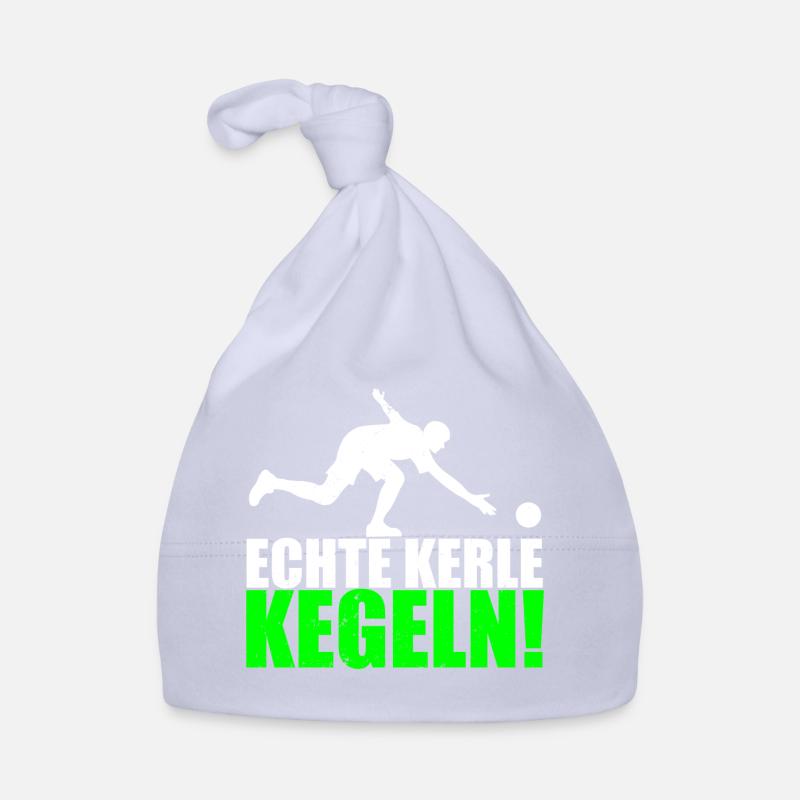 Echte Männer kegeln Baby Bio-Mütze