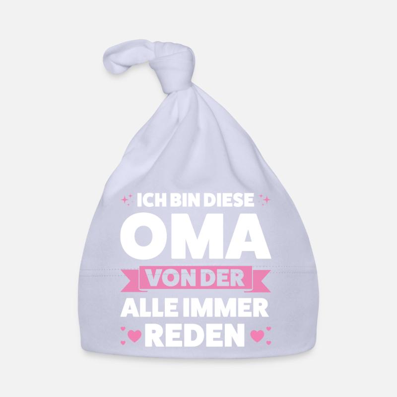 Oma Großmutter Enkelkind Geschenk Baby Bio-Mütze