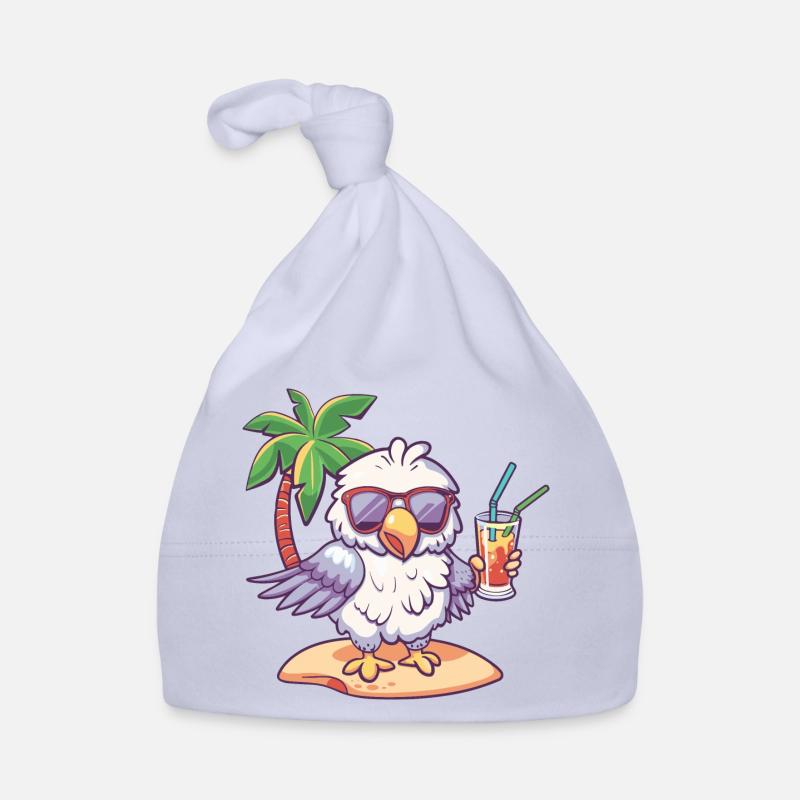 Adler Sommer Strand Comic Baby Bio-Mütze