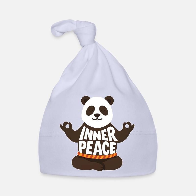 Meditating Panda - Inner Peace Organic Baby Cap