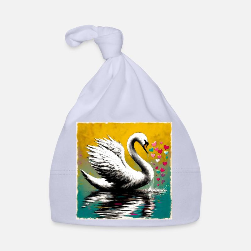 Schwan Baby Bio-Mütze