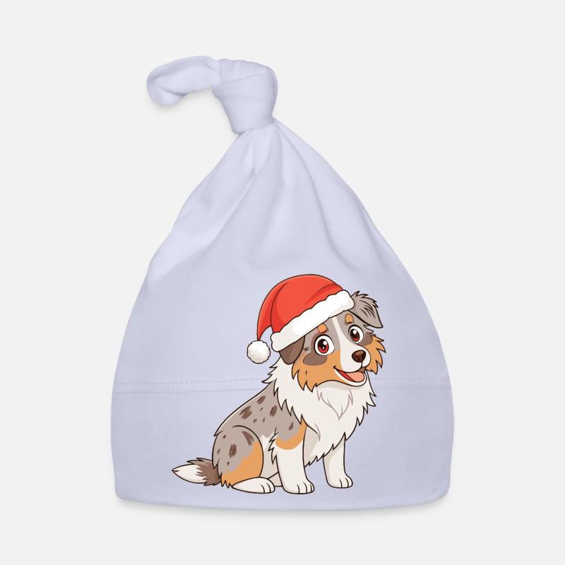 Hunde-Weihnachts-Weihnachtsmann Baby Bio-Mütze