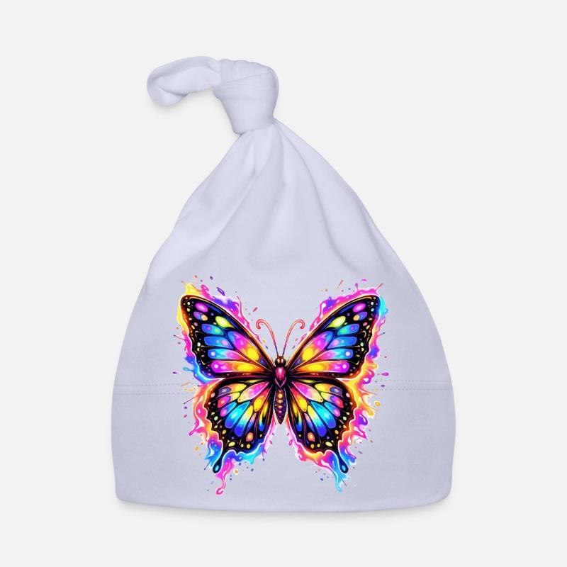 Néon Papillon Bonnet bio Bébé
