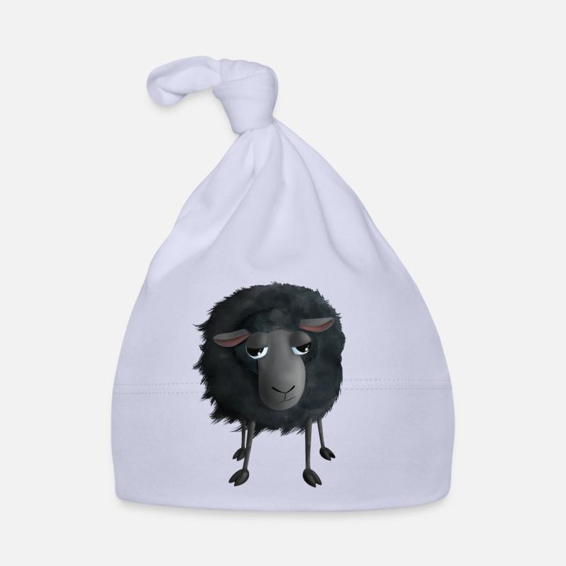 Doux mouton noir Bonnet bio Bébé