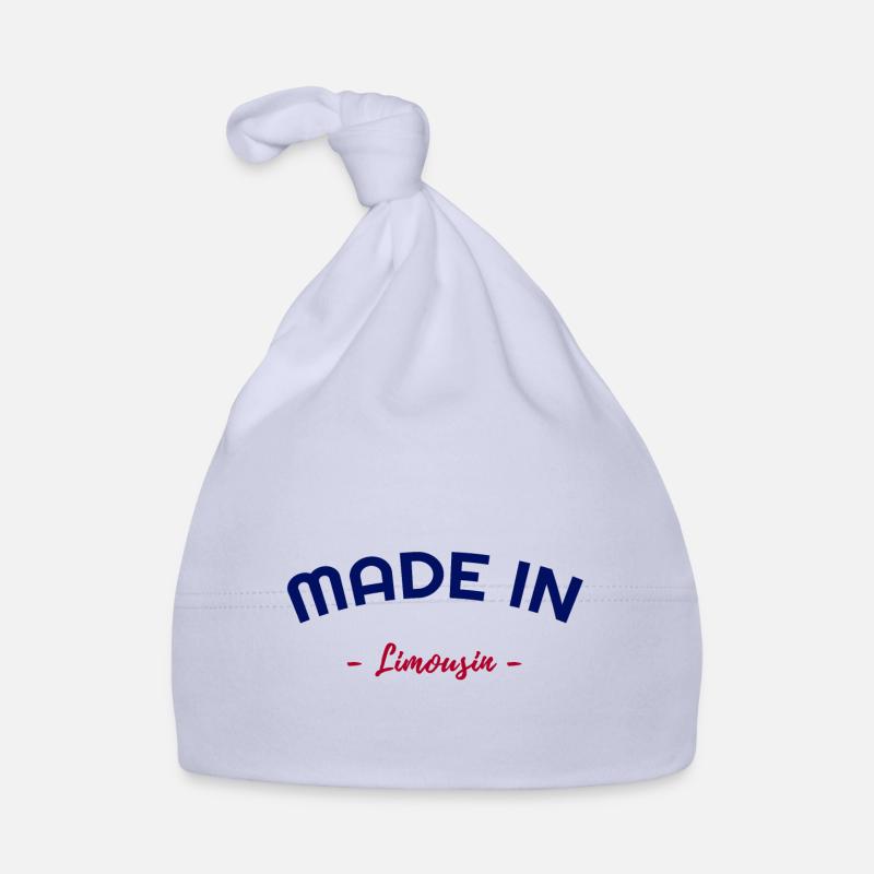 Made In Limousin - Bonnet bio Bébé - ciel