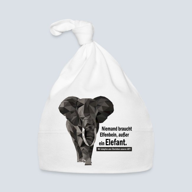 Niemand braucht Elfenbein, außer ein Elefant!