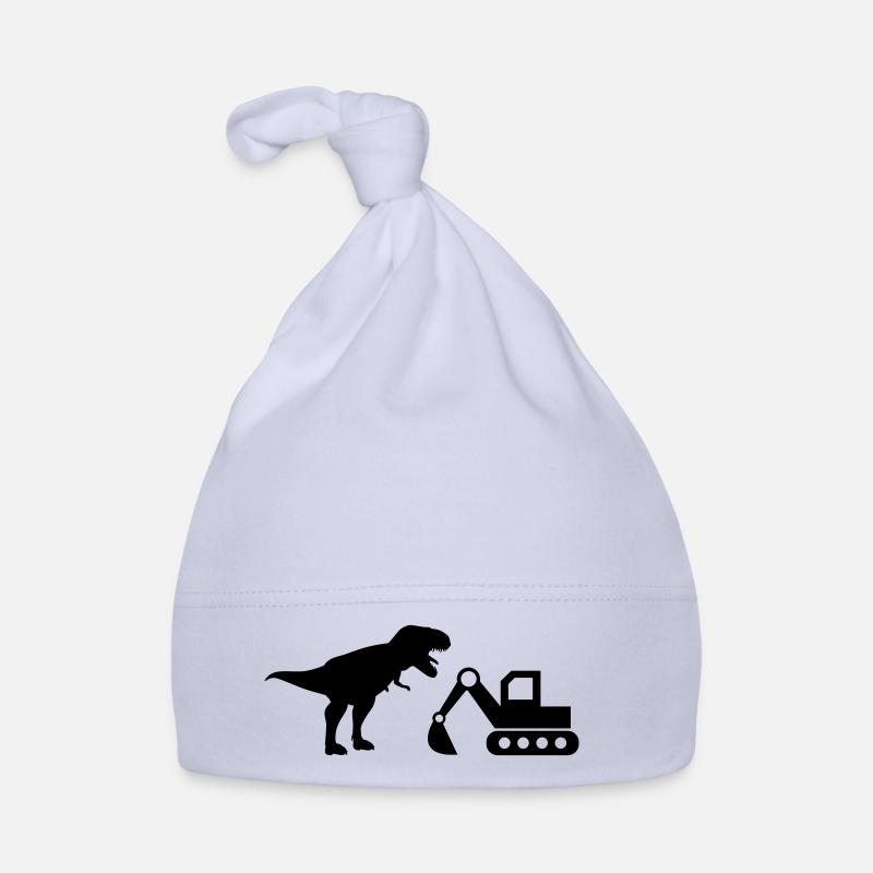 Construction de chantier d'excavatrice T-Rex Dinosaur Construction Worker Bonnet bio Bébé