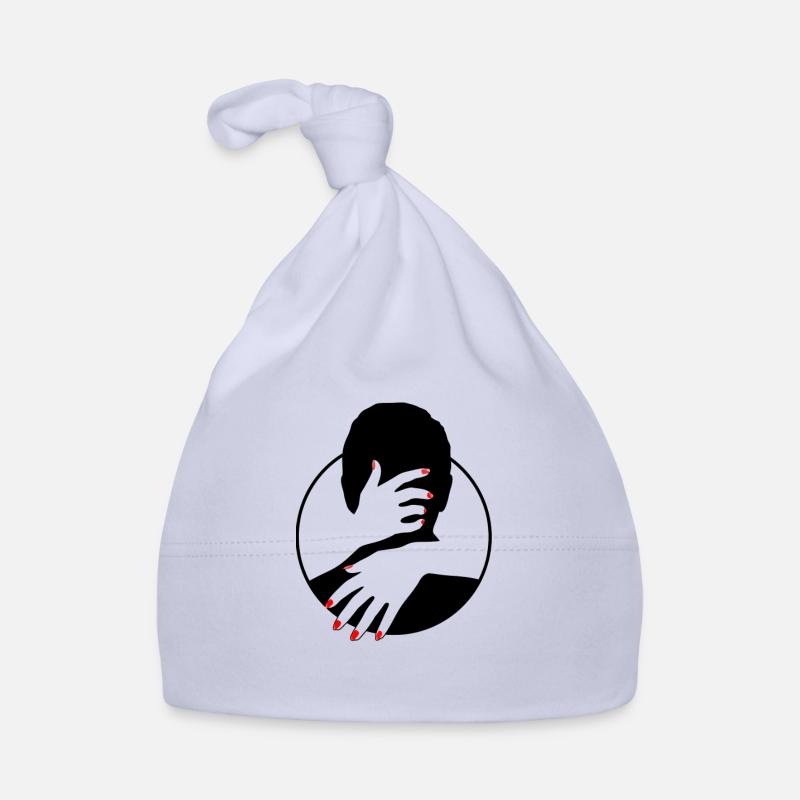 Amour - Amour de soi - Saint-Valentin - Bonnet bio Bébé - ciel
