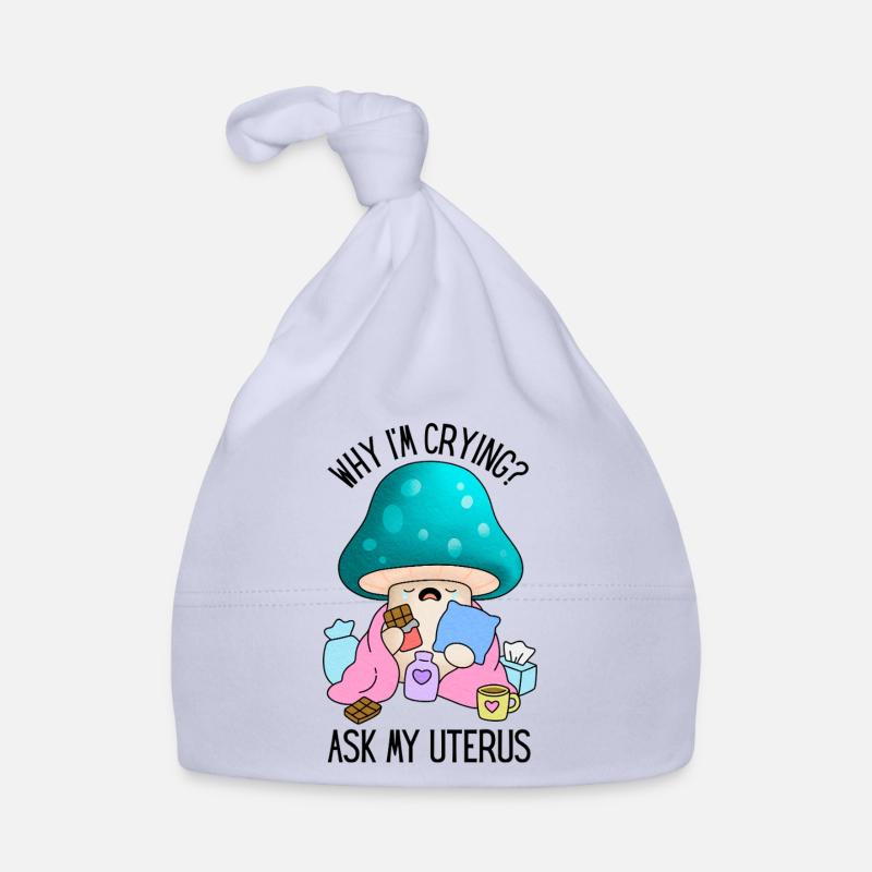 Lustiges Mädchen Problem Periode Kampf Baby Bio-Mütze