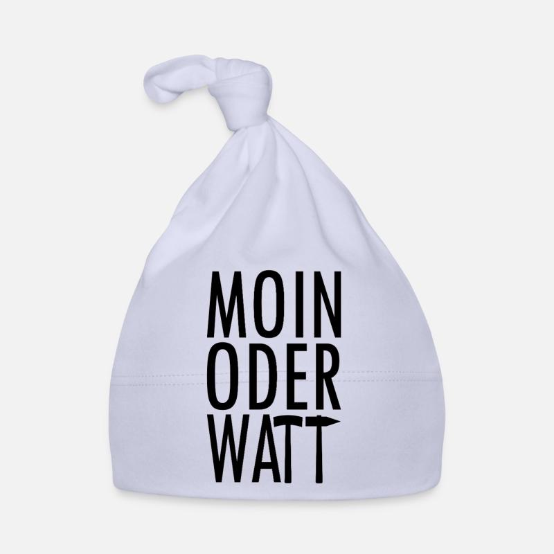 Moin oder Watt Ruhrpott - Baby Bio-Mütze - Sky