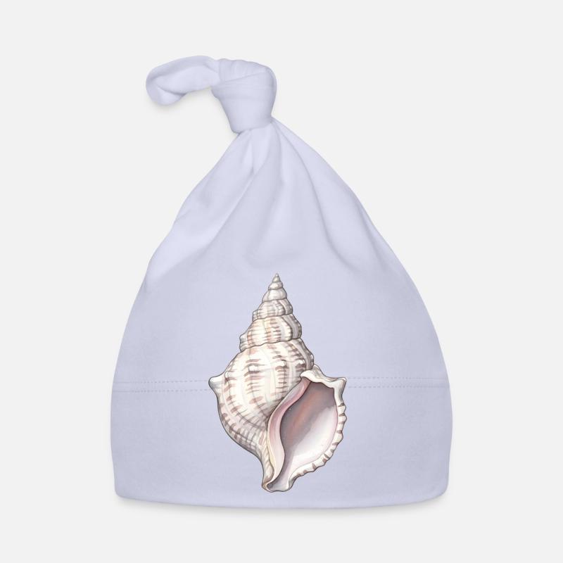 Spirale de coquillage Bonnet bio Bébé